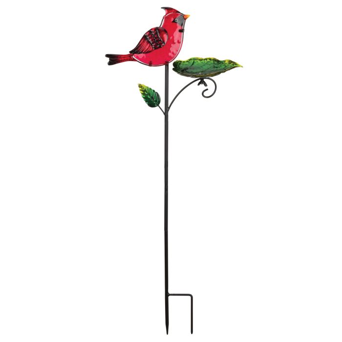 Cardinal | Bird Feeder Stake