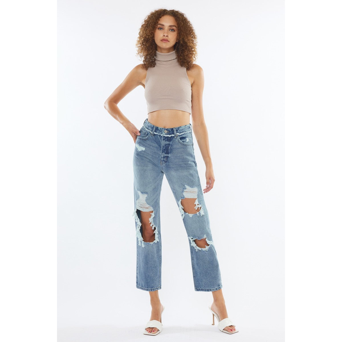 Sylvie Ultra High Rise 90's Boyfriend Jeans