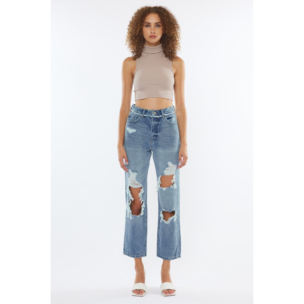 Sylvie Ultra High Rise 90's Boyfriend Jeans
