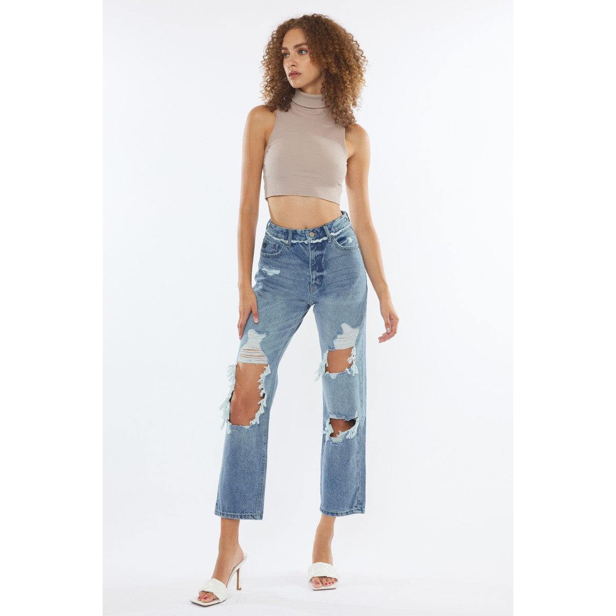 Sylvie Ultra High Rise 90's Boyfriend Jeans
