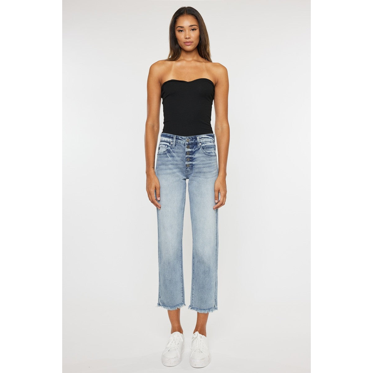 Morgana High Rise Straight Fit Jeans