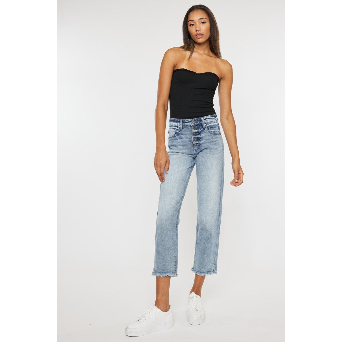Morgana High Rise Straight Fit Jeans