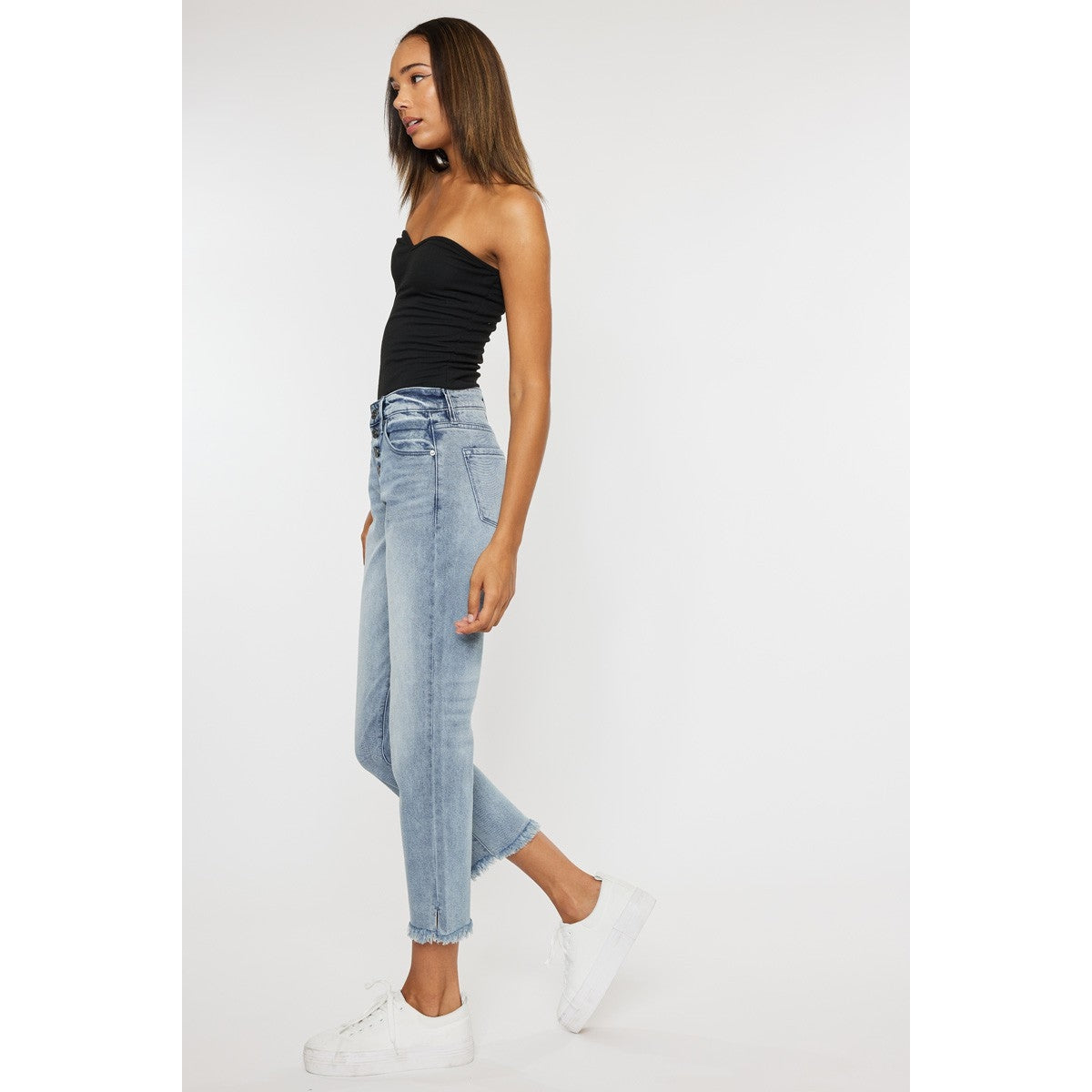 Morgana High Rise Straight Fit Jeans