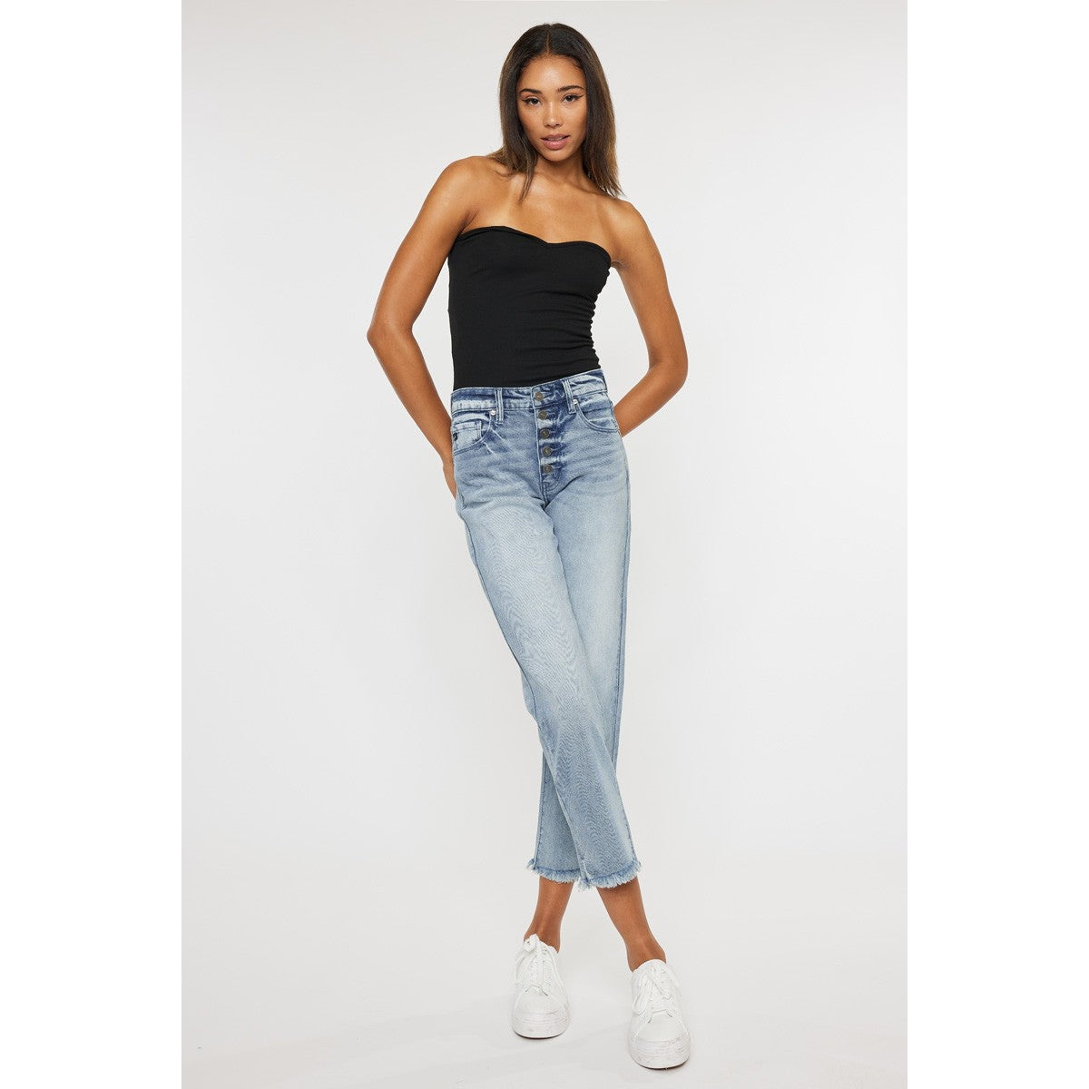 Morgana High Rise Straight Fit Jeans