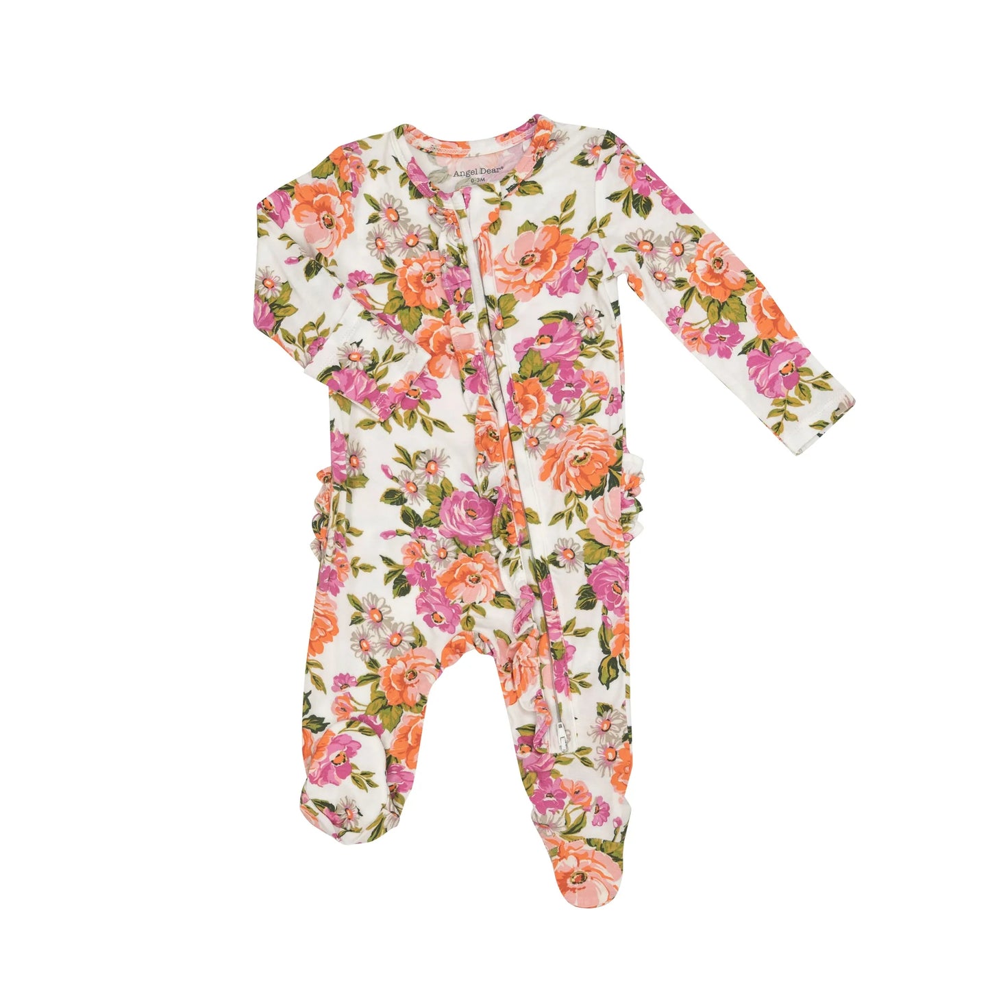 Wild Rose 2 Way Zipper Footie