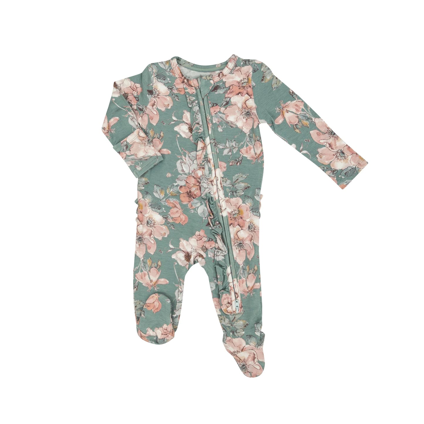 Woodrose 2 Way Zipper Footie