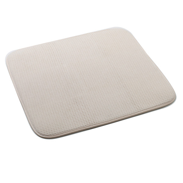 Beige 18" x 16" Dish Drying Mat