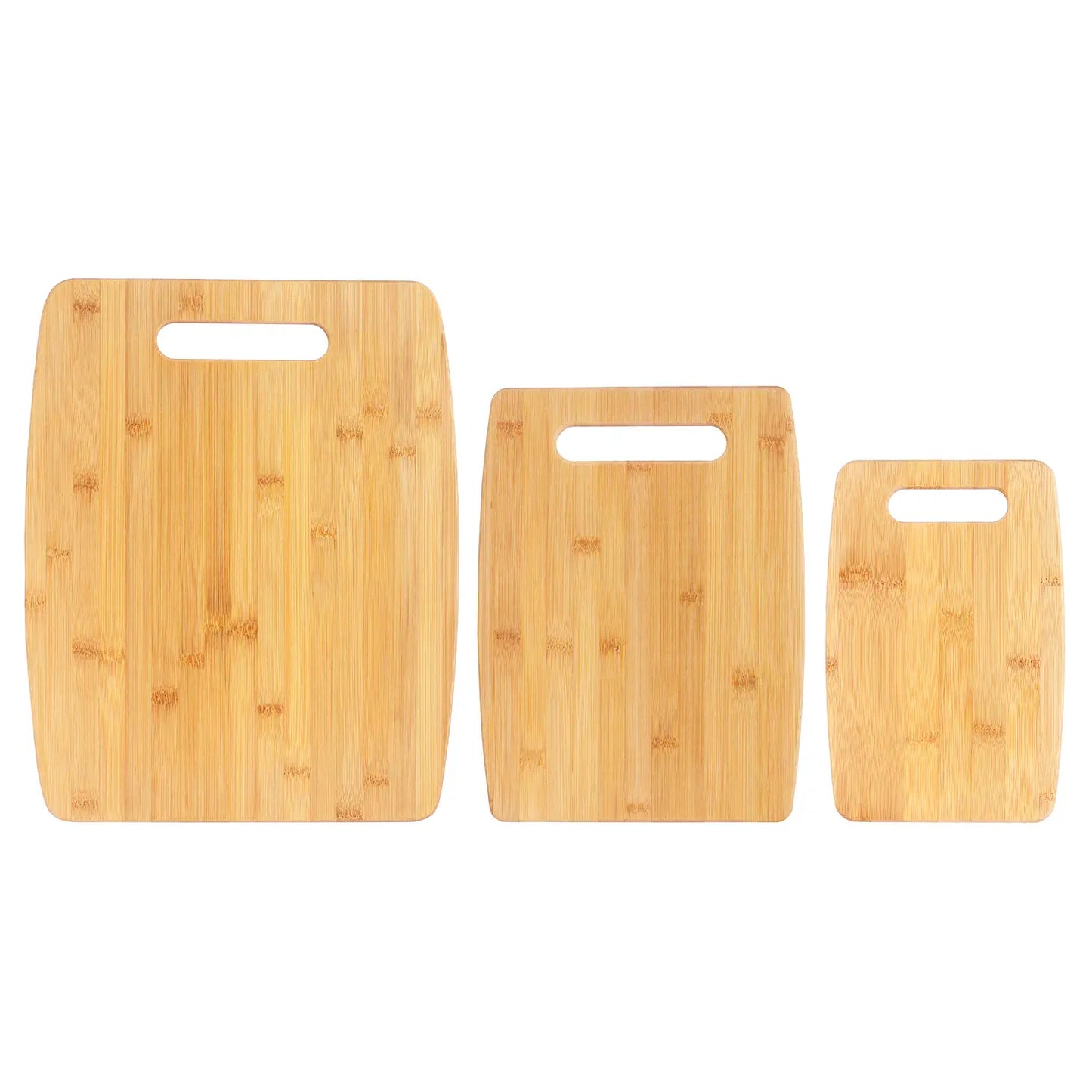 3-Piece Bamboo Cutting Board Set