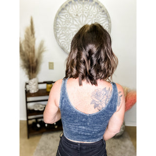 Ash Cropped Tank Top