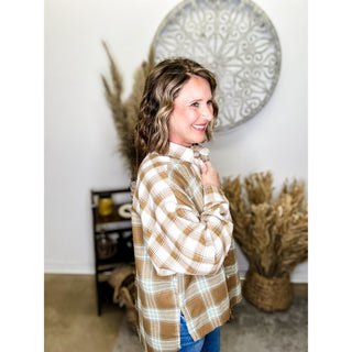 Brown & Green Flannel Shirt