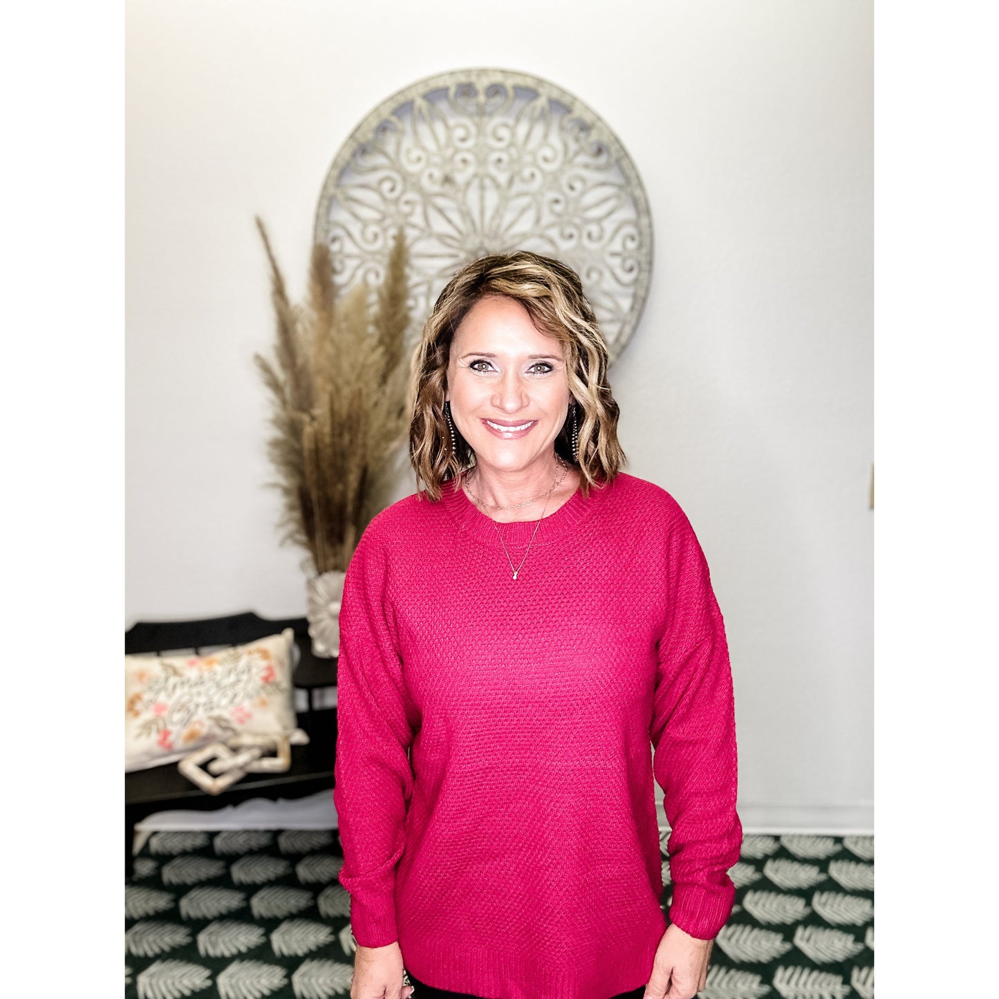 Dark Pink Sweater