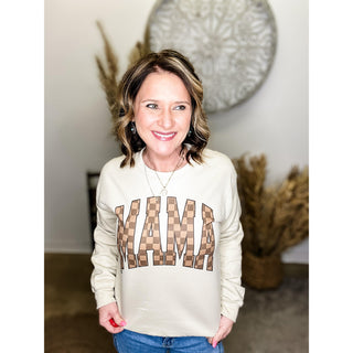 Checkered Mama Sweatshirt