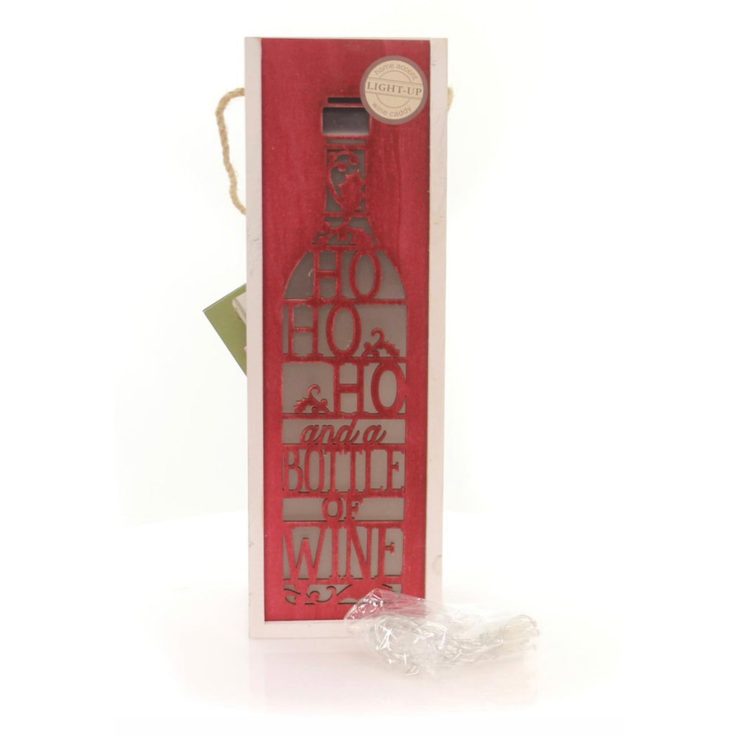 Ho Ho Ho Wine Lantern