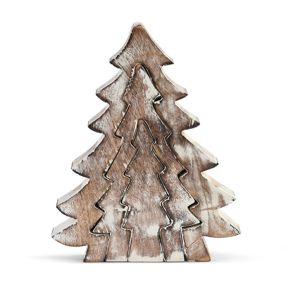 Whitewashed Wood Nesting Trees