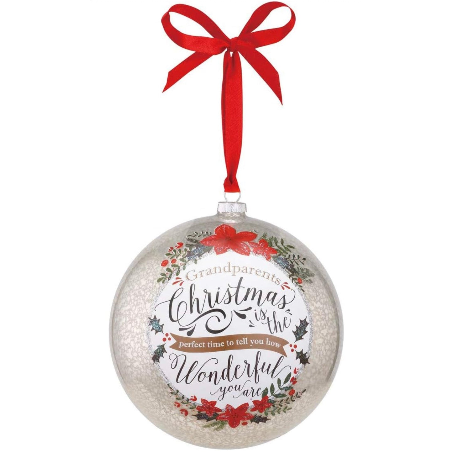 Grandparents Christmas Ball Ornament