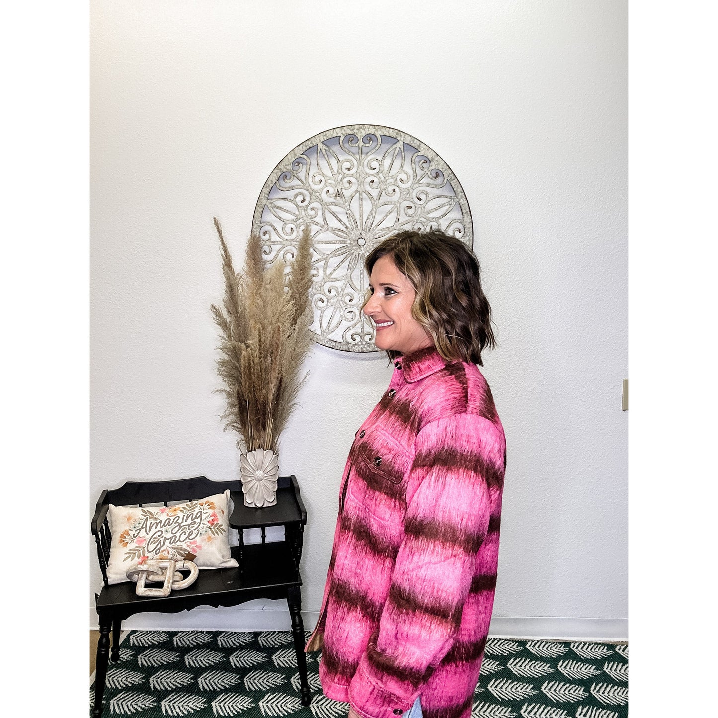 Brushed Mohair Jacket