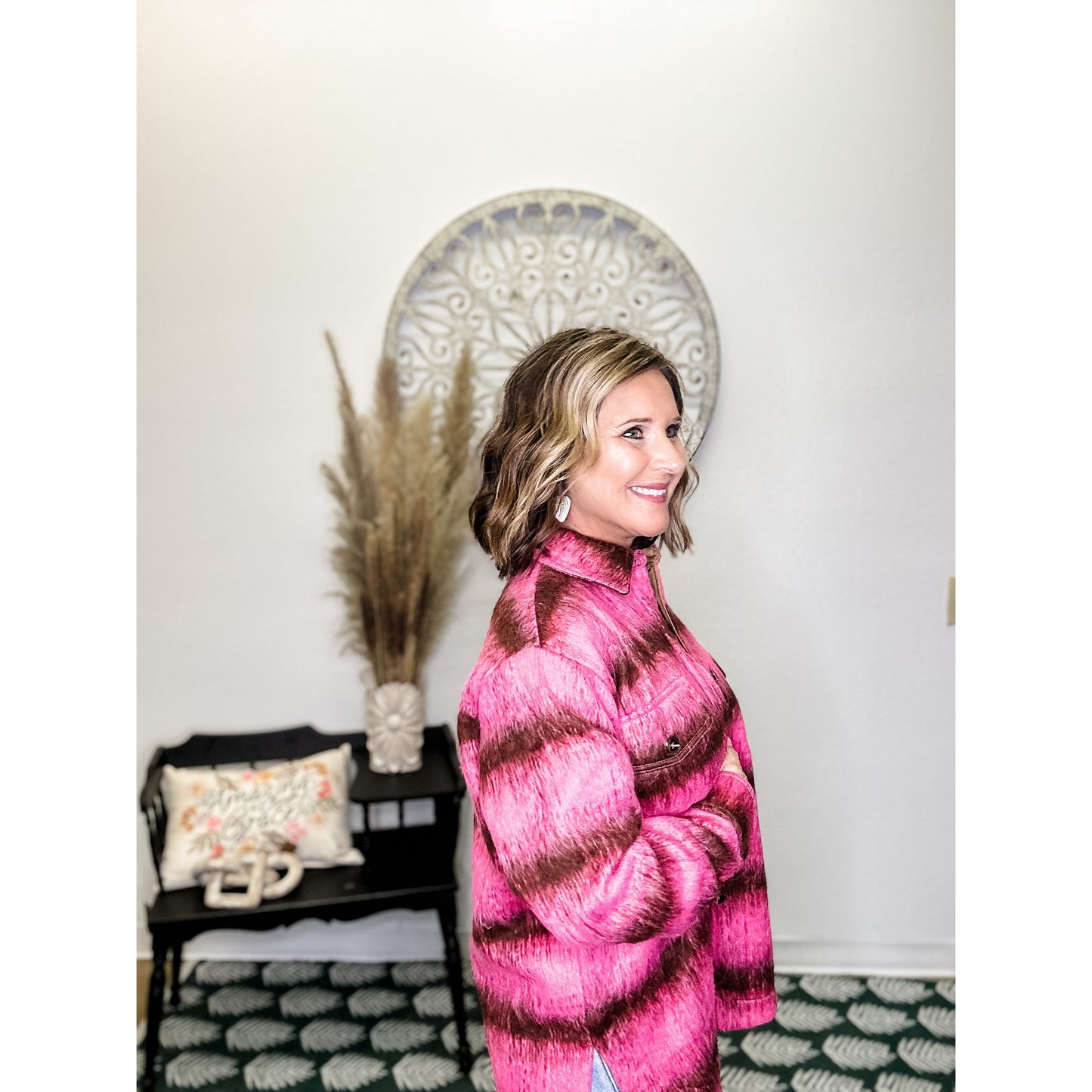 Brushed Mohair Jacket