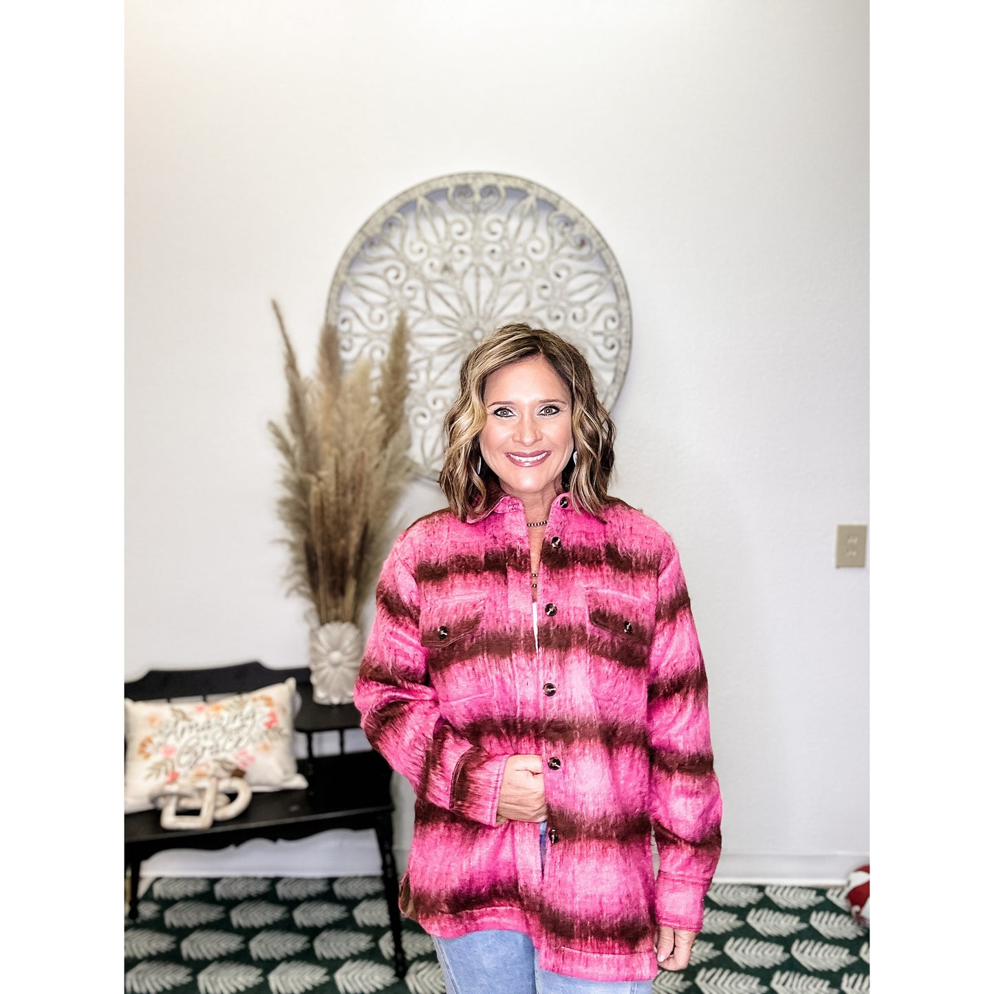 Brushed Mohair Jacket