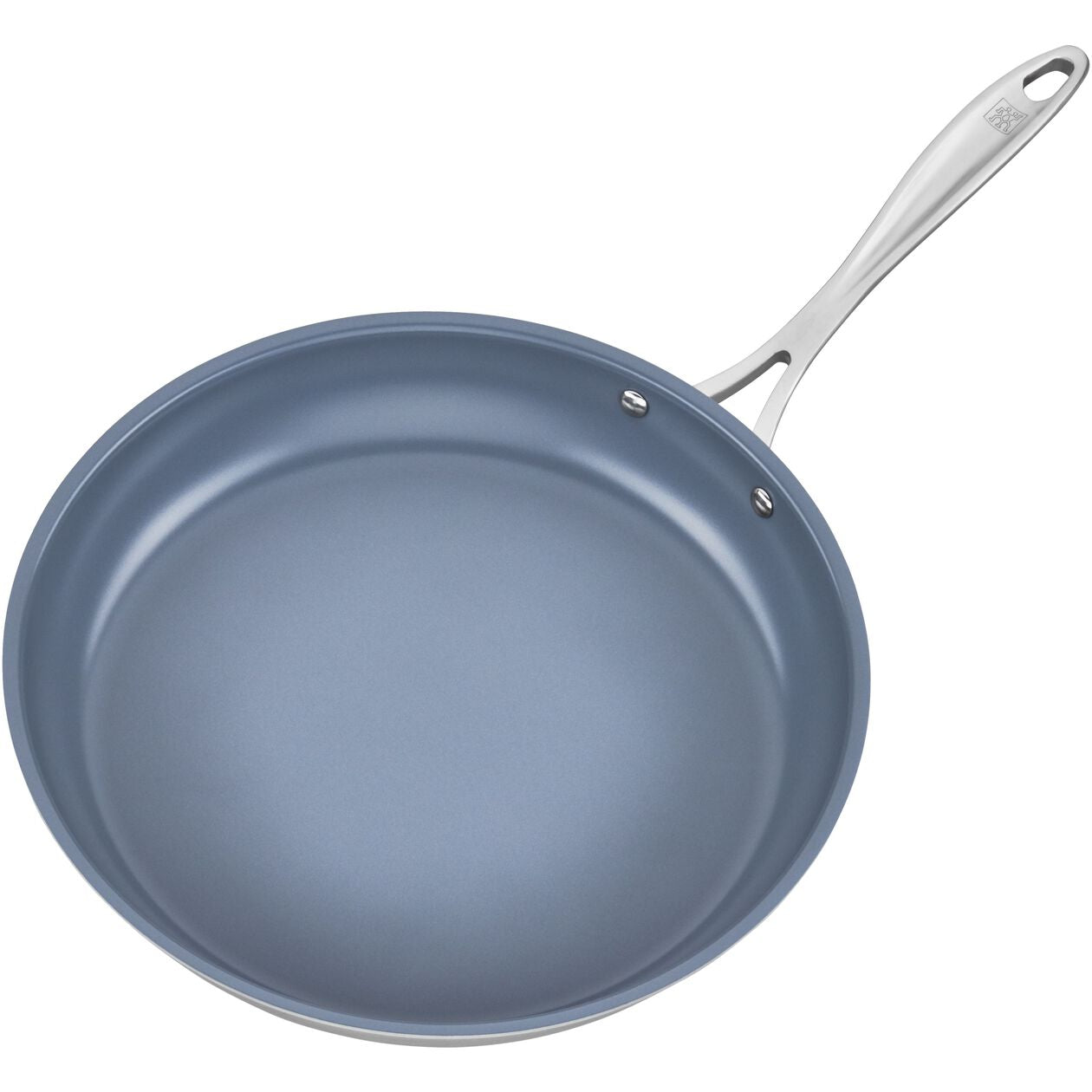 3 Ply, 12-inch, 18/10 Stainless Steel, Ceramic, Frying pan