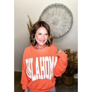 Oklahoma Sweatshirt | Orange
