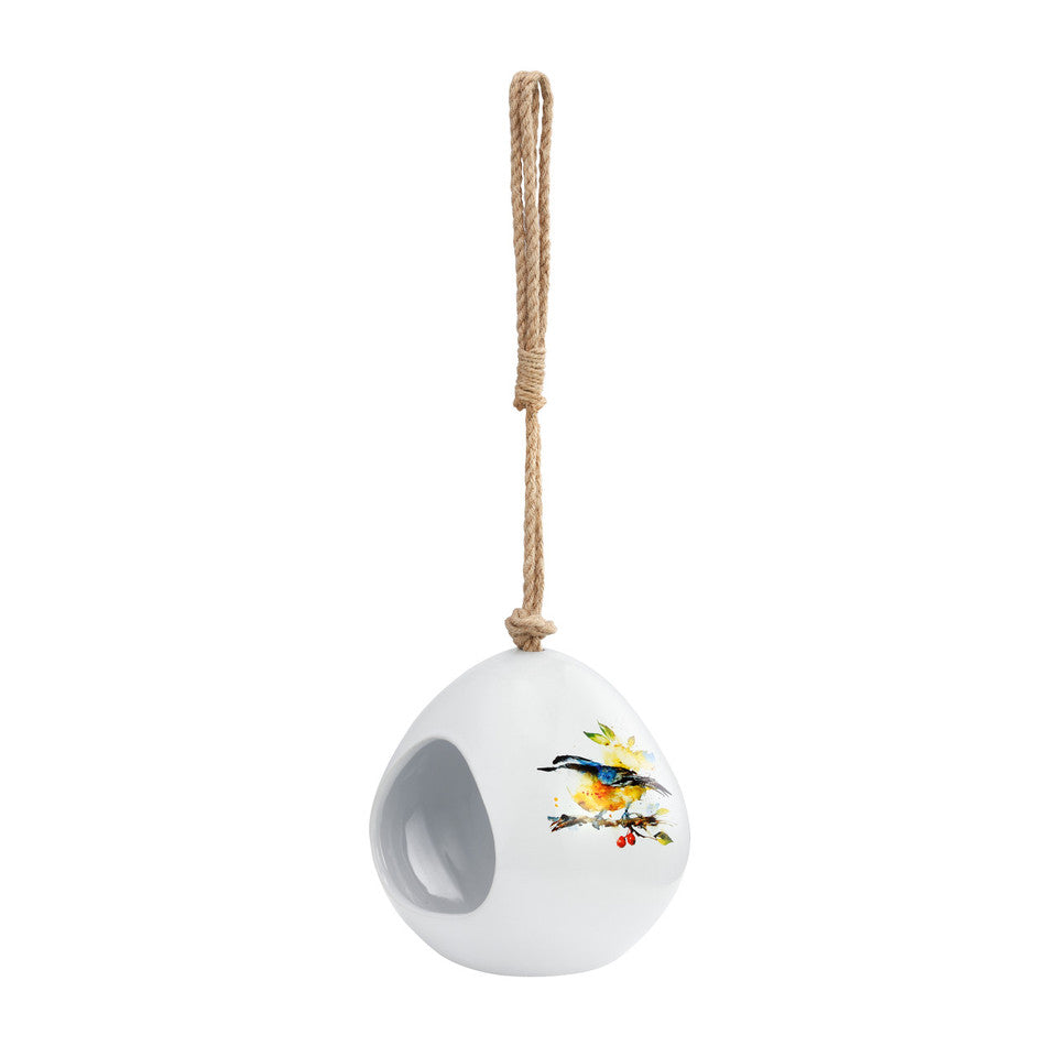 Nuthatch And Beries Bird Feeder