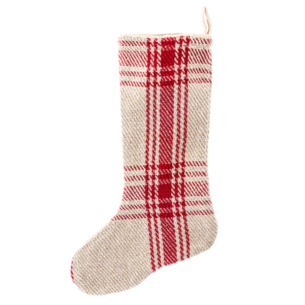 Red Plaid Stocking