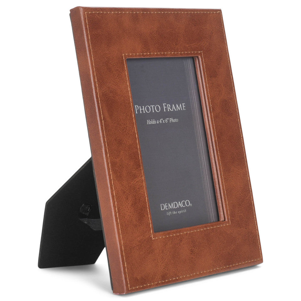 Brown Leather Frame 4X6