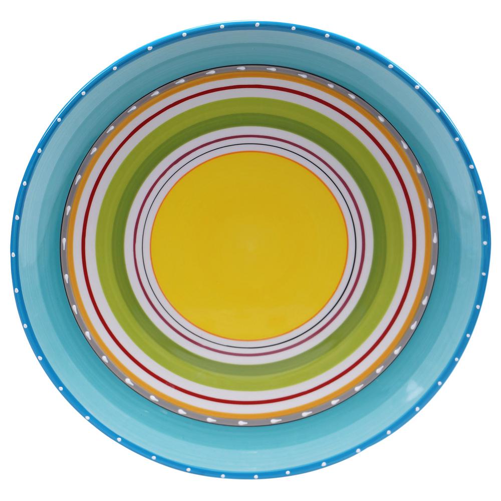 Certified International Mariachi Multi-Colored Round Serving Platter