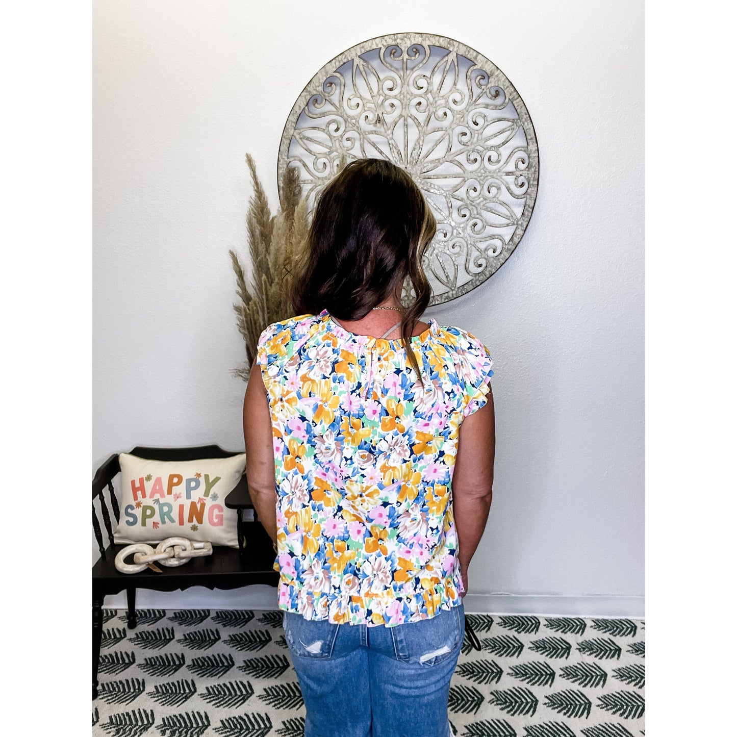 Fun Floral Blouse
