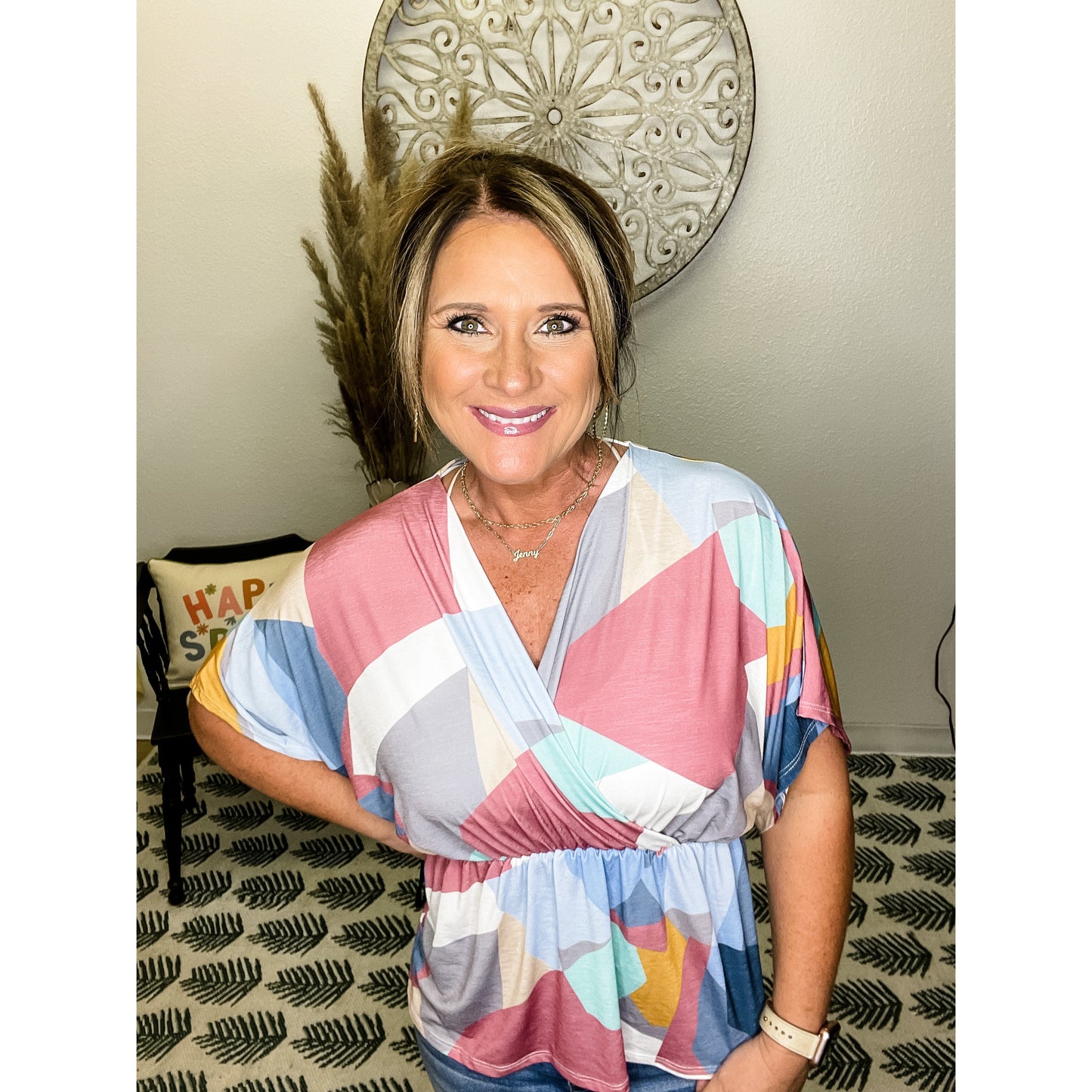 Wrap Neck Top