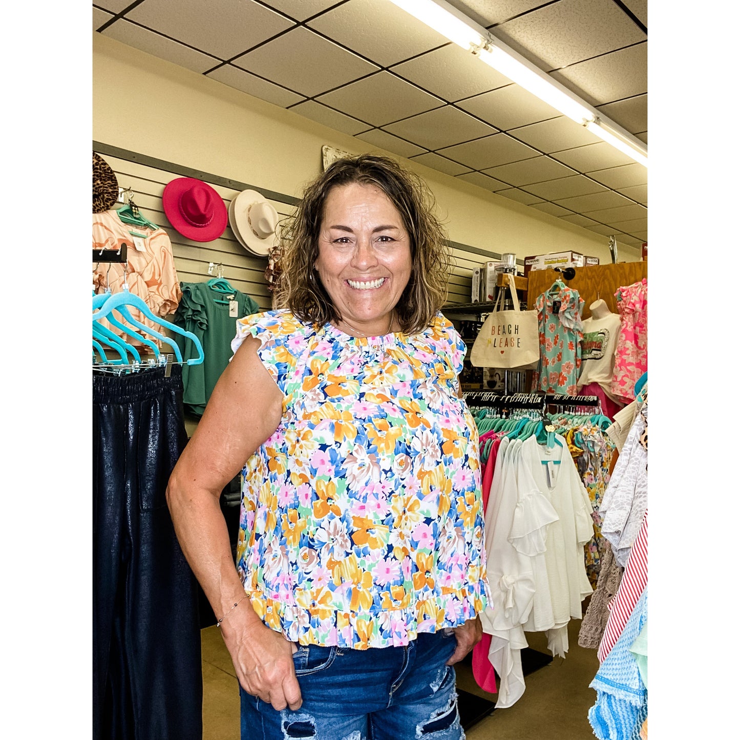 Fun Floral Blouse