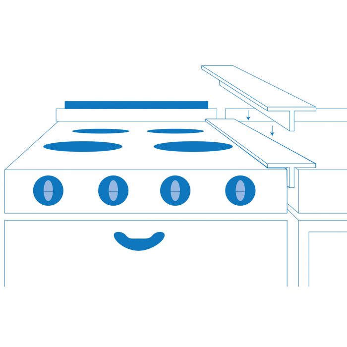 Kitchen Translucent Silicone Counter Connector