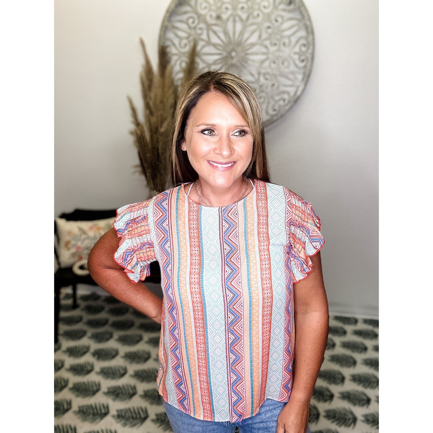 Boho Tribal Blouse