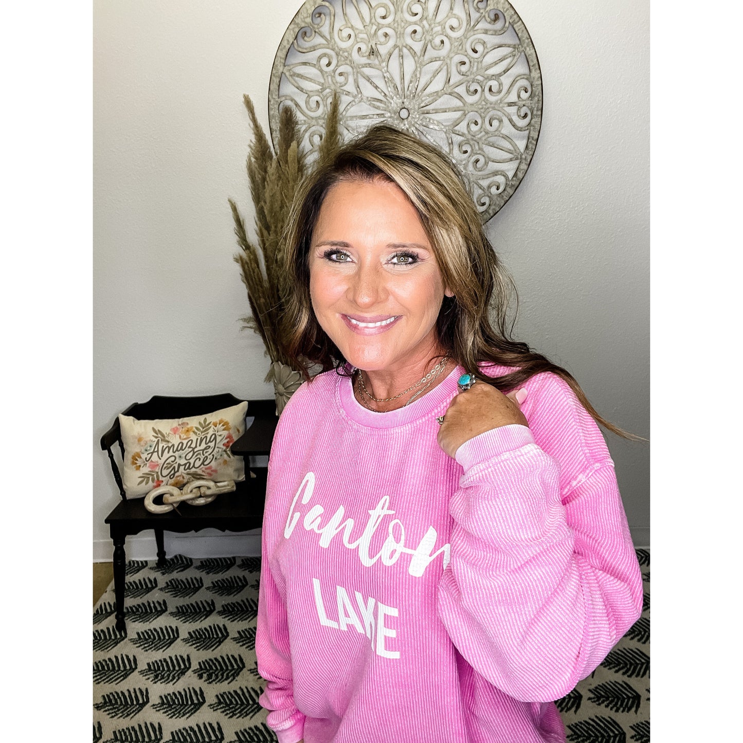 Pink Canton Lake Sweatshirts