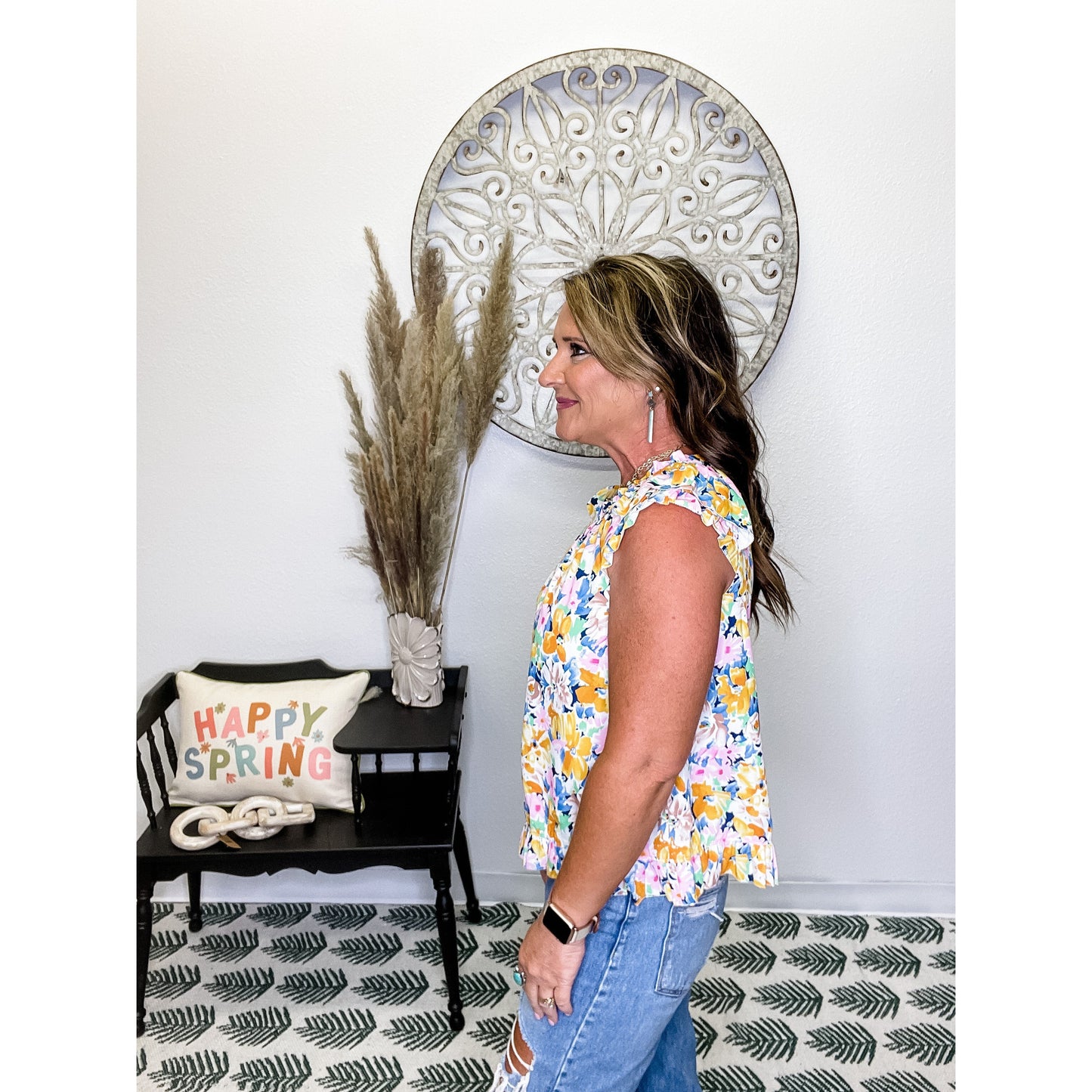 Fun Floral Blouse