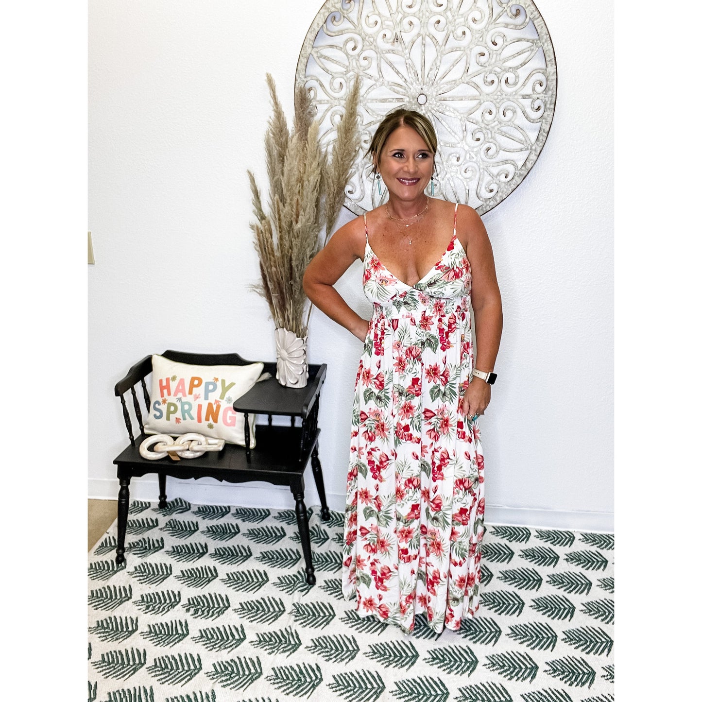 Floral Long Maxi Dress