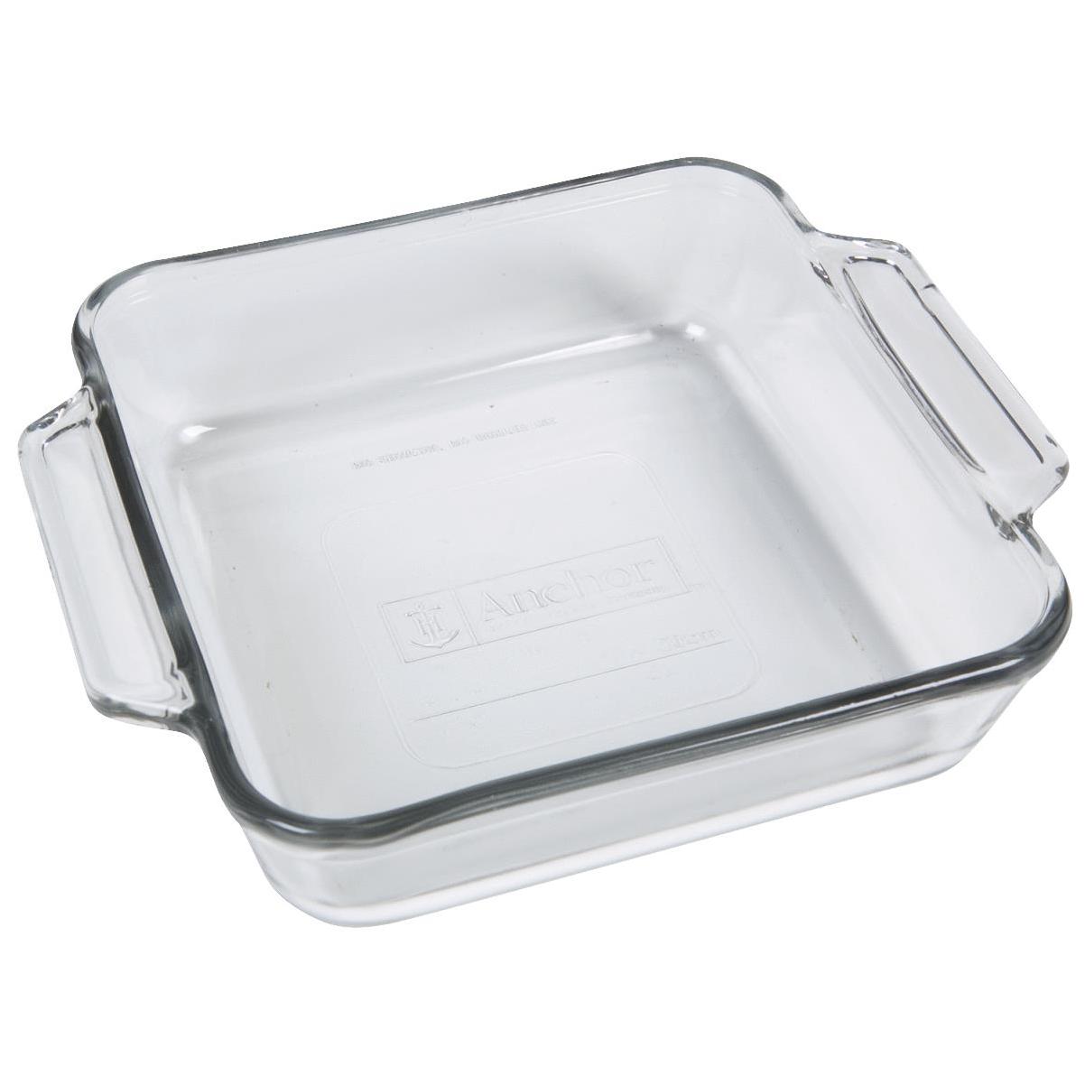 Glass Cake Dish Square 8x8