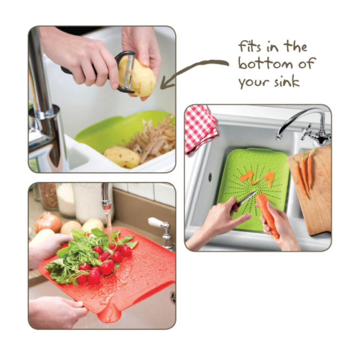 Sink Station | Revolutionary Flat Colander