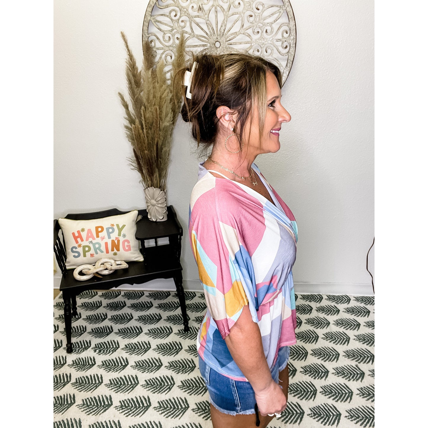 Wrap Neck Top