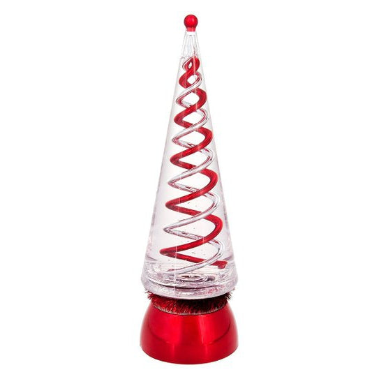 Red LED Spiral Tree