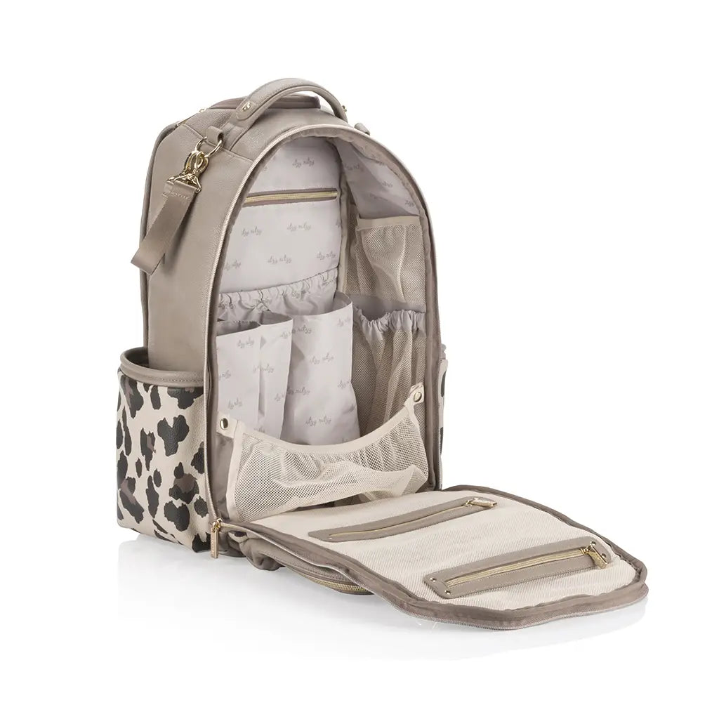 Leopard Boss Plus Backpack Diaper Bag | Itzy Ritzy