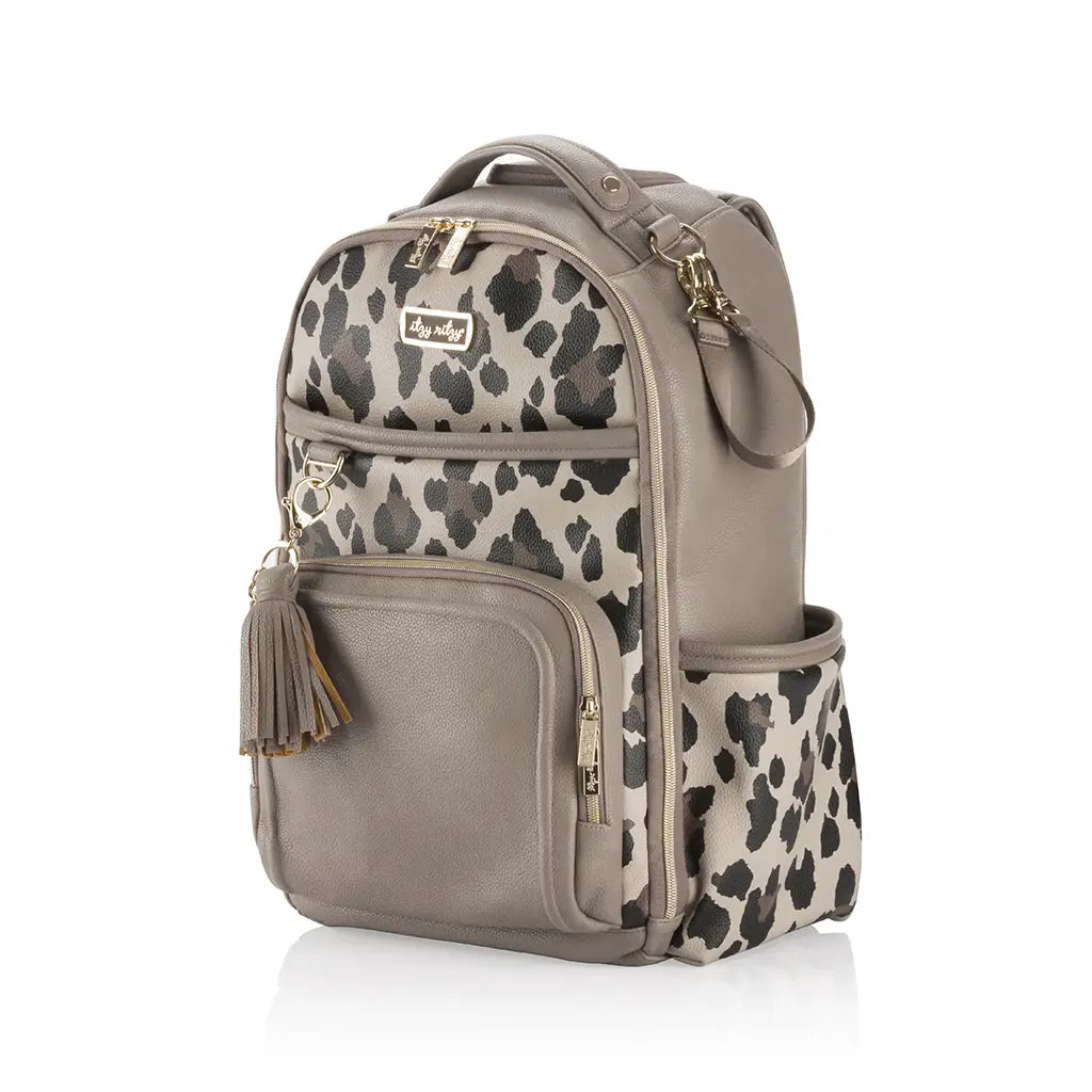 Leopard Boss Plus Backpack Diaper Bag | Itzy Ritzy