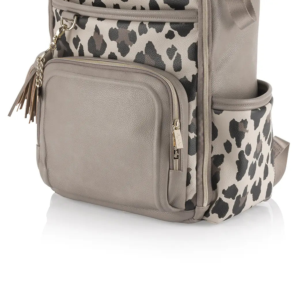 Leopard Boss Plus Backpack Diaper Bag | Itzy Ritzy