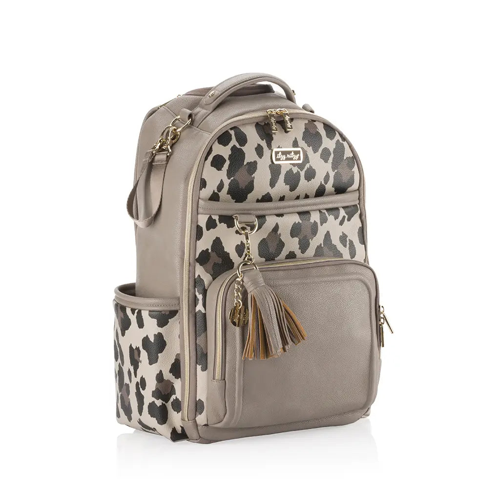 Leopard Boss Plus Backpack Diaper Bag | Itzy Ritzy