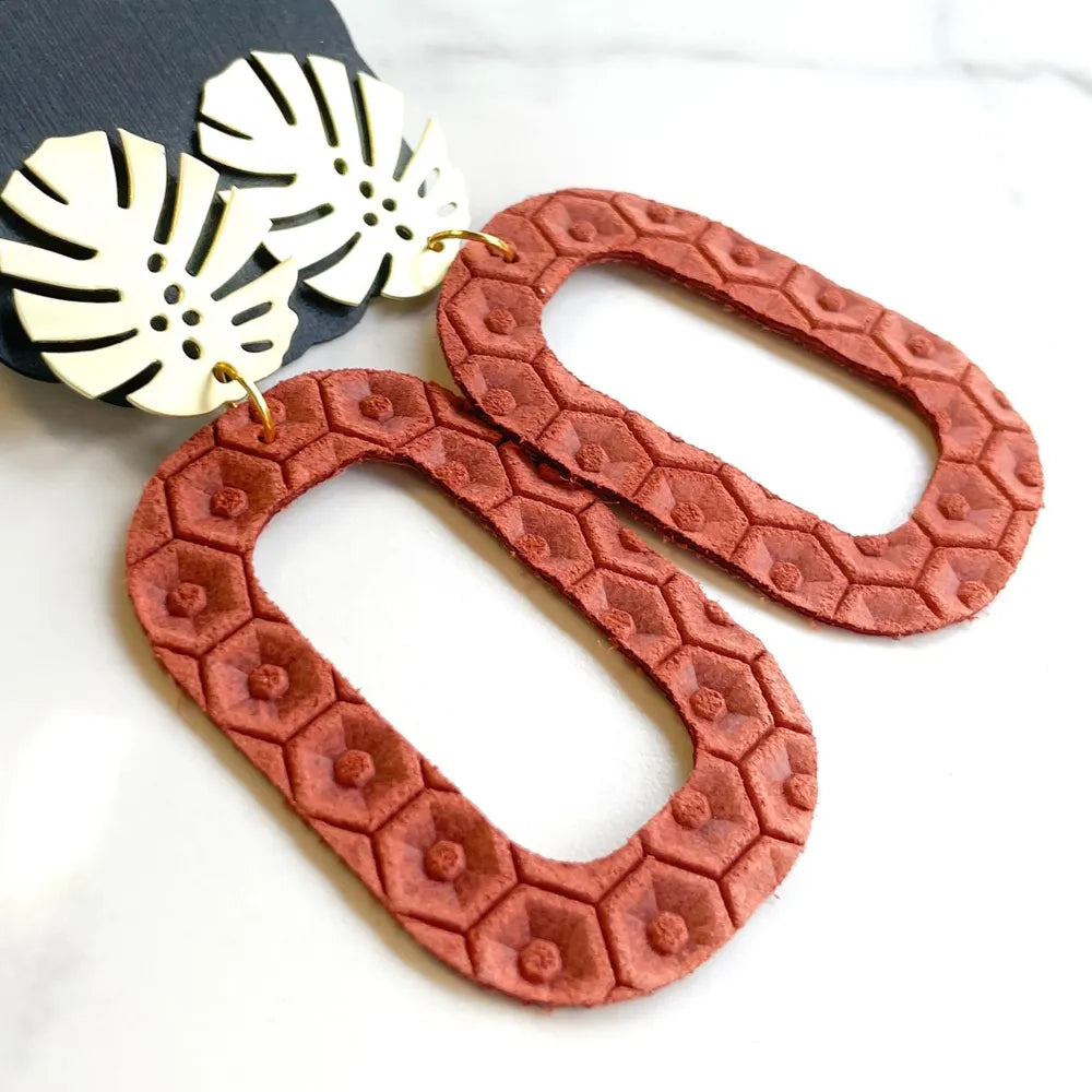 Camden In Terracotta Earrings