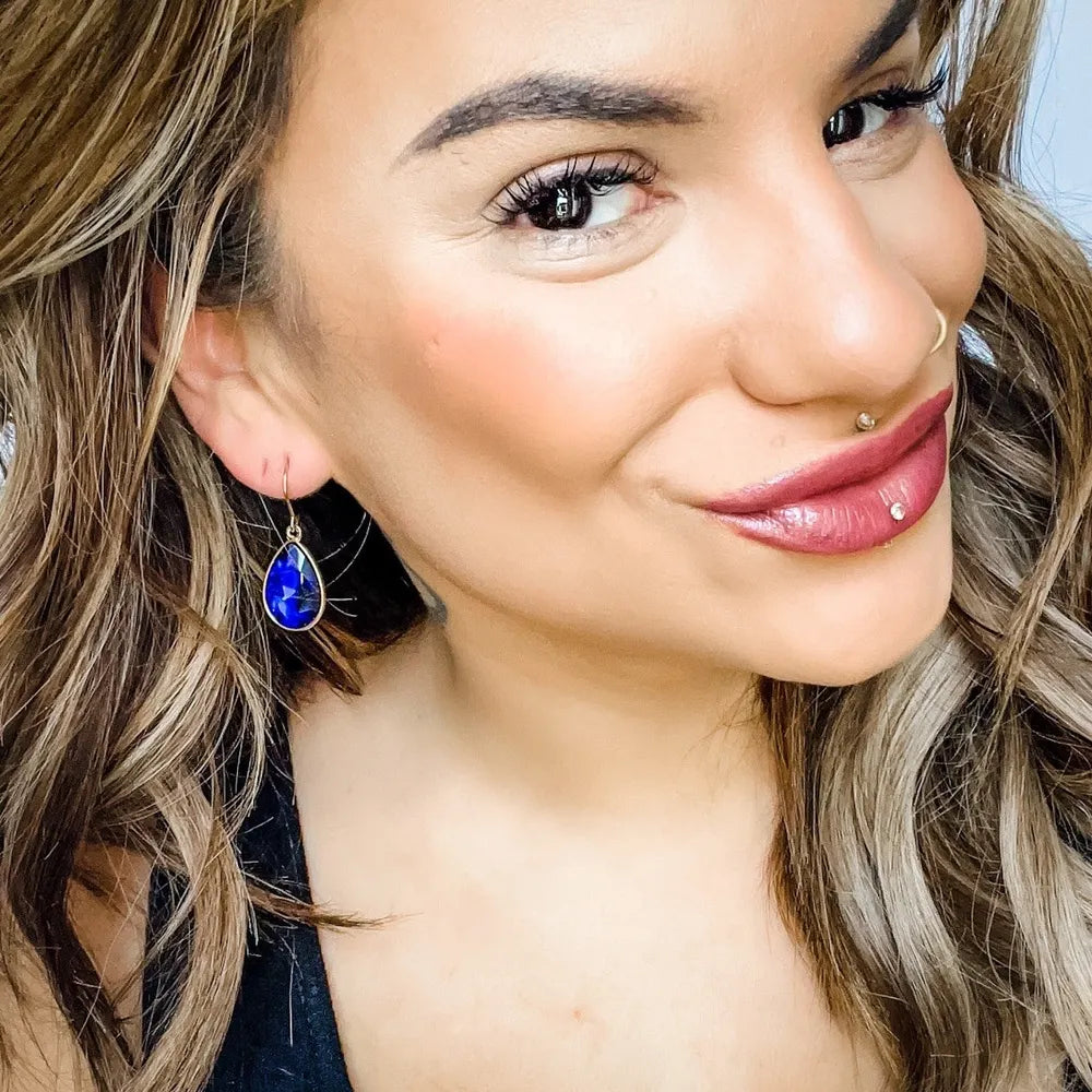 Cobalt Earrings