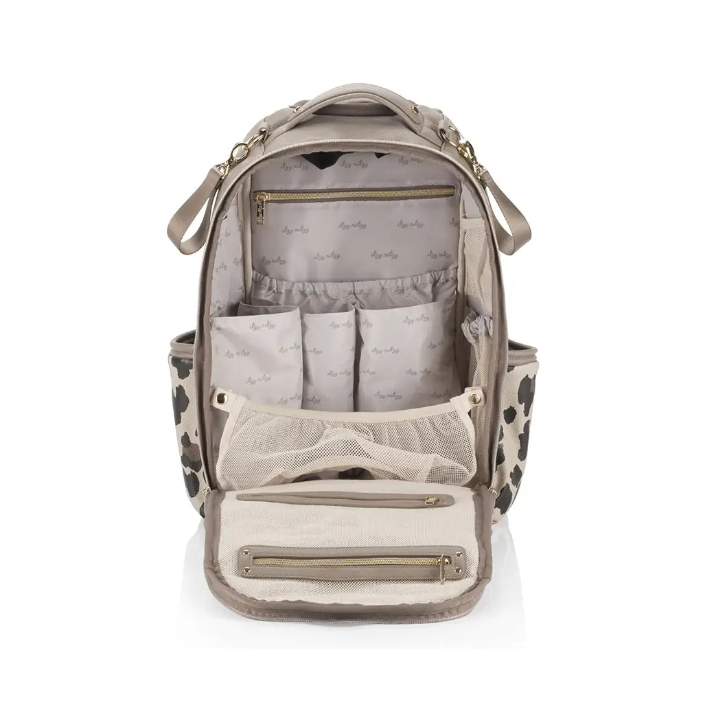 Leopard Boss Plus Backpack Diaper Bag | Itzy Ritzy
