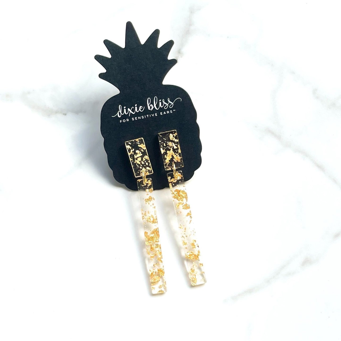 Treasure in Gold Foil earrings