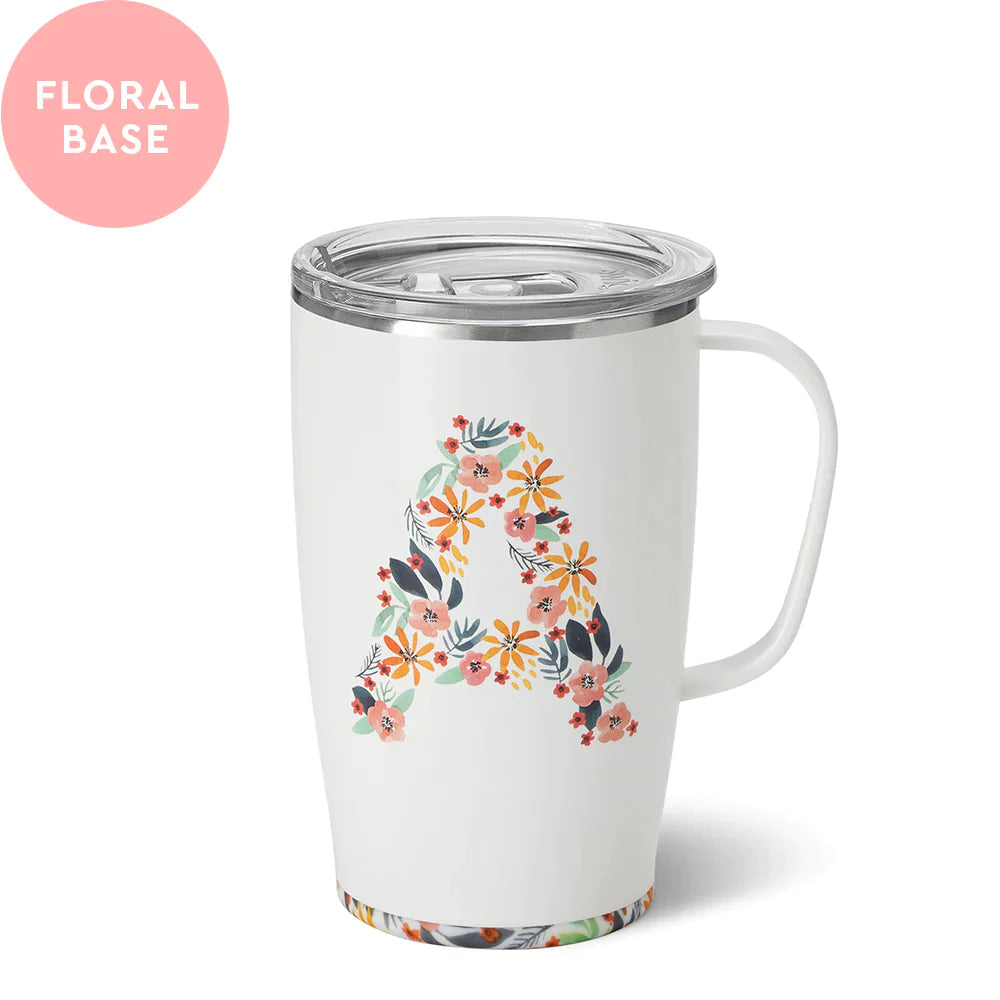 Honey Meadow Monogram Travel Mug