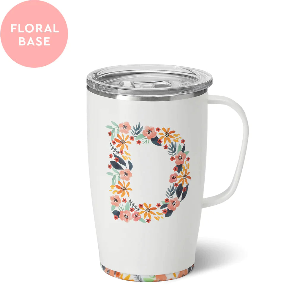 Honey Meadow Monogram Travel Mug